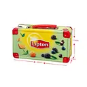 Custom Rectangular Tin Lunch Box with Embossed Design – Vintage Metal Storage Box with Handle